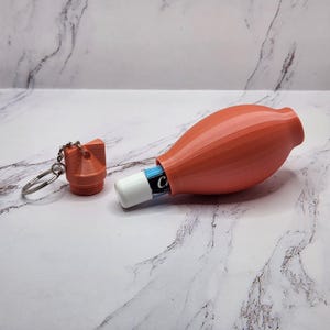 Keychain Lip Balm Holder Carrying Case