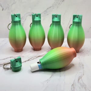 Keychain Lip Balm Holder Carrying Case