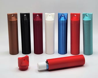 Keychain Lip Balm Holder Carrying Case STL