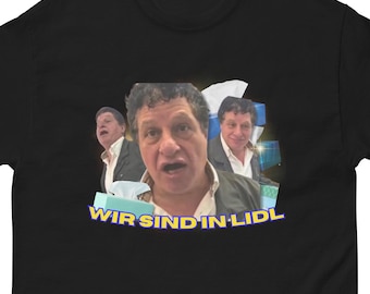 Camiseta "Estamos en Lidl" - Divertida | Camiseta para fiestas y festivales | Regalo divertido para hombre y mujer | Camiseta unisex con mensaje