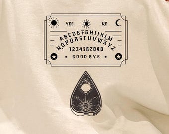 Ouija Board Sweatshirt: Witchy Halloween Graphic Sweater