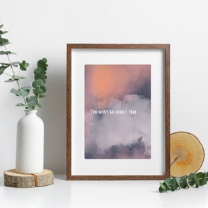Dermot Kennedy - After Rain Lyric Quote Poster