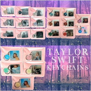 Vinyl Record Acrylic Keychain Swiftie Eras Tour Gift Merch