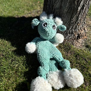 Crochet Dragon Snuggler/Lovey