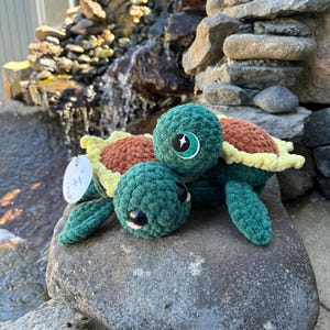Crochet Sunflower Turtle
