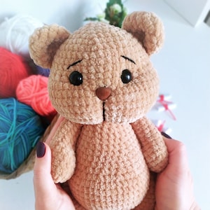 Crochet Teddy Bear Pattern: Amigurumi Plush Toy (PDF Pattern)