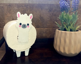 Lama toilet paper stand