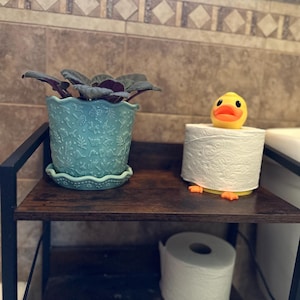 Duck toilet paper stand