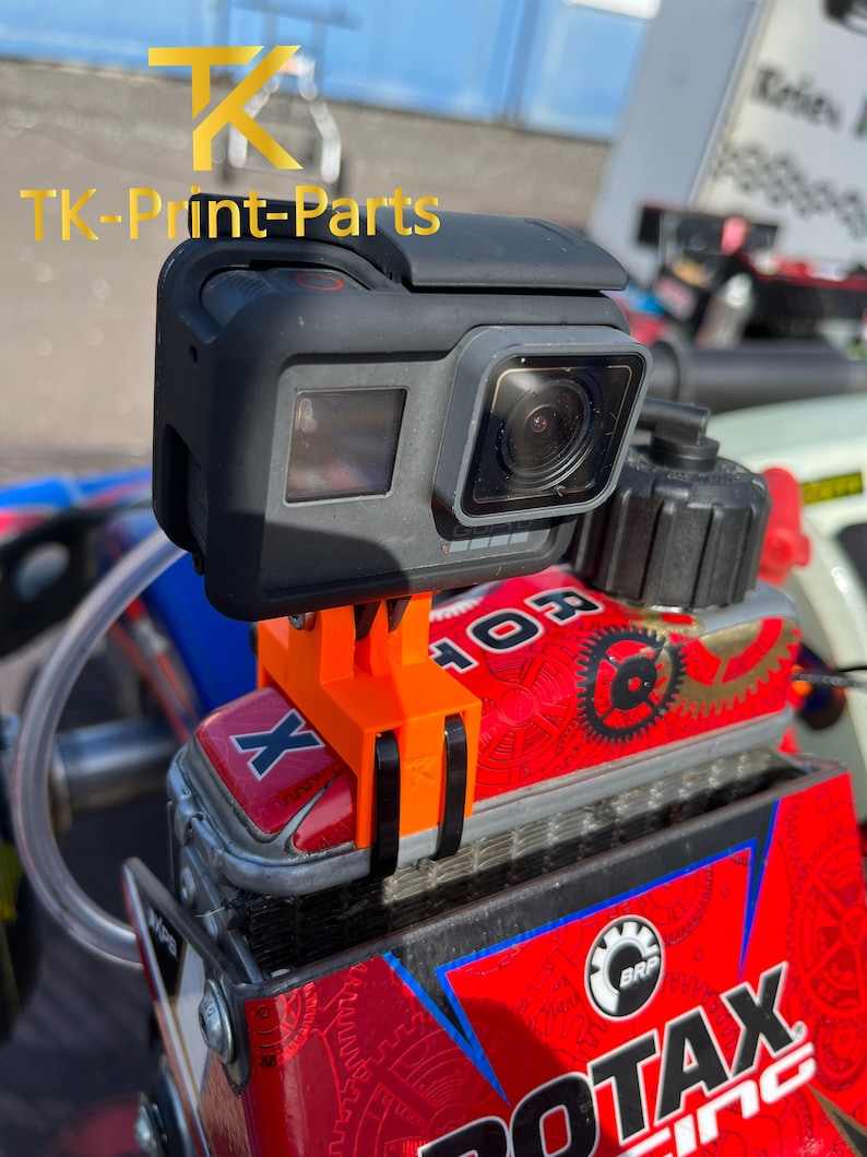 Kart Gopro® Action camera holder Rotax Max Tony CRG Sodi LN Racing kart DD2 Iame X30 image 2