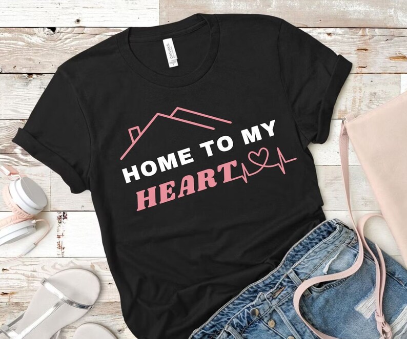 Home to My Heart PNG | Digital Download Valentine Trendy Niches | Cute ...