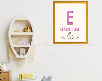 Custom Name Print, Baby Name Print, Personalized Name Print, Aesthetic Name Poster