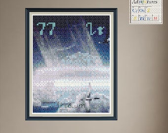 Padrão de ponto cruz do impacto de Chicxulub com irídio: desenho da tabela periódica (download em PDF)