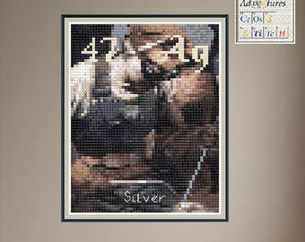 Silver Brazing Cross Stitch Pattern: Periodic Table Design (PDF Download)