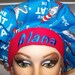 Personalized Bouffant Surgical Scrub Hat - adjustable