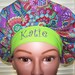 Personalized Bouffant Surgical Scrub Hat - adjustable