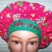 Personalized Bouffant Surgical Scrub Hat - adjustable