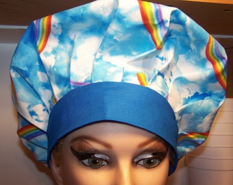 Personalized Bouffant Surgical Scrub Hat - adjustable
