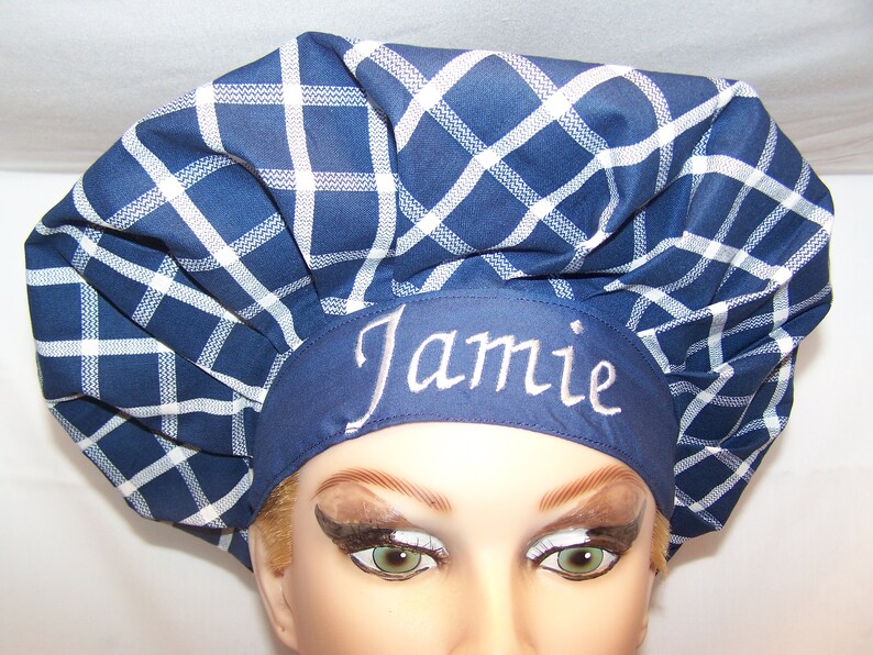 Personalized Bouffant Surgical Scrub Hat adjustable image 1