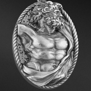 Zeus Necklace for Men Greek God Pendant Silver Ancient Mythology Jewelry Handmade Jupiter Necklace Thunder God Gift Zeus Jewelry for Husband