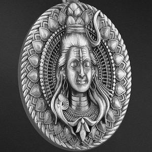 Lord Shiva Pendant, Handcrafted Silver Pendant, Meditating Shiva Necklace, Sacred Hindu Jewelry Gift, Spiritual Amulet Healing Jewelry Wife