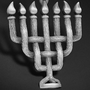 Jewish Amulet Menorah Pendant Passover Silver Gift Judaica Necklace Bar Mitzvah Gift Personalised Judaism Hanukkah Jewellery For Husband