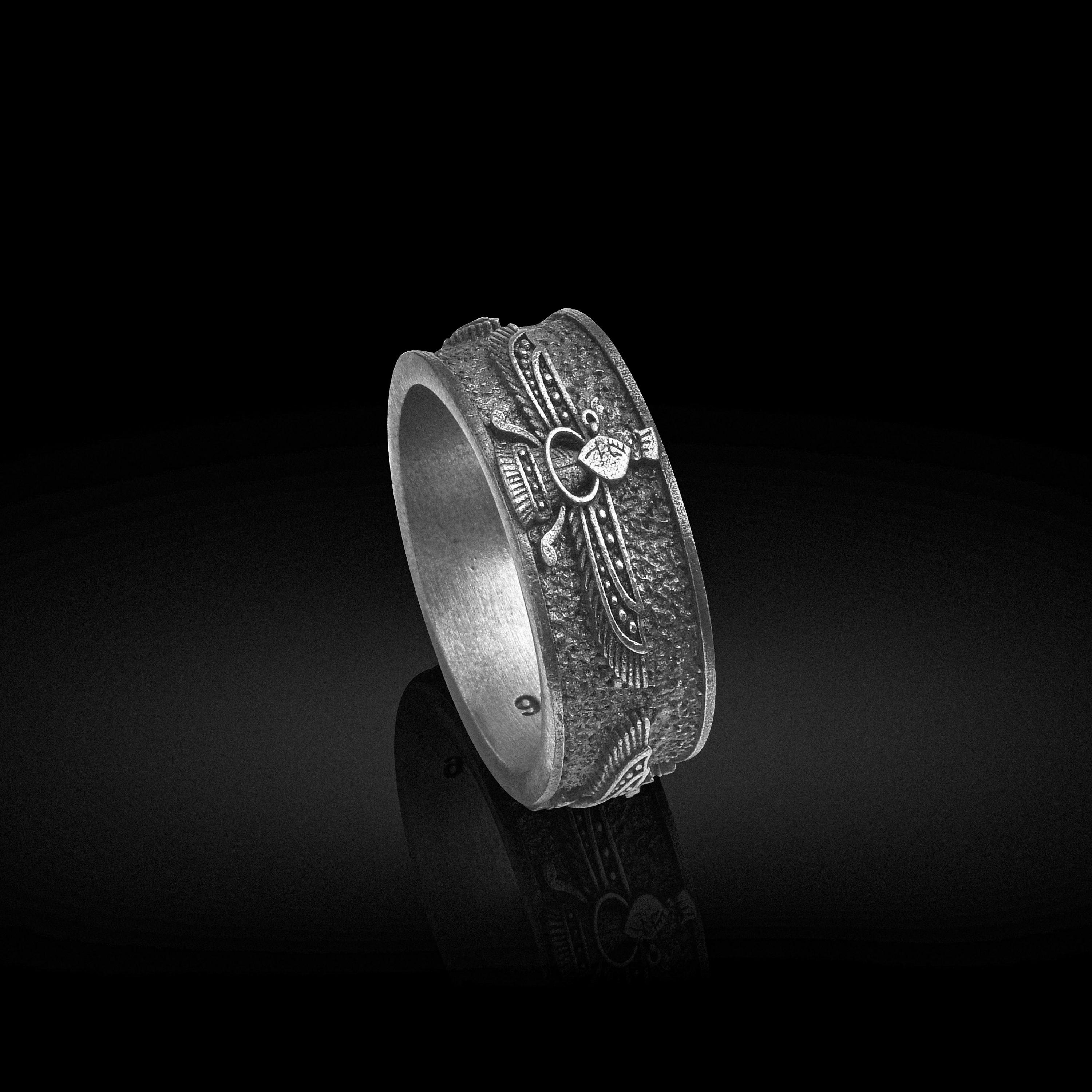 Iranian Silver Ring - Etsy