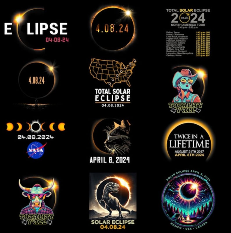 Total Solar Eclipse April 8th 2024 Digital Download, North America Tour