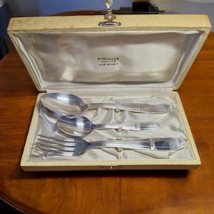 Vintage set of Houillon cutlery.