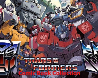 Collection de bandes dessinées numériques Transformers, plus de 50 Go, 1 500 numéros