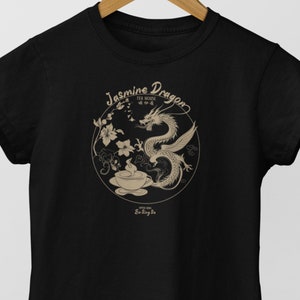 Chemise boutique de thé dragon jasmin, t-shirt oncle Iroh, t-shirt avatar, chemise le dernier maître de l'air, chemise maître de l'air, t-shirt maison de thé unisexe