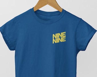 Brooklyn Nine-Nine Shirt B99 T Shirt Minimalistic Nine Chant Blue Yellow Shirt Brooklyn 99 Tee - Gift for Brooklyn 99 fan - Funny Unisex Tee