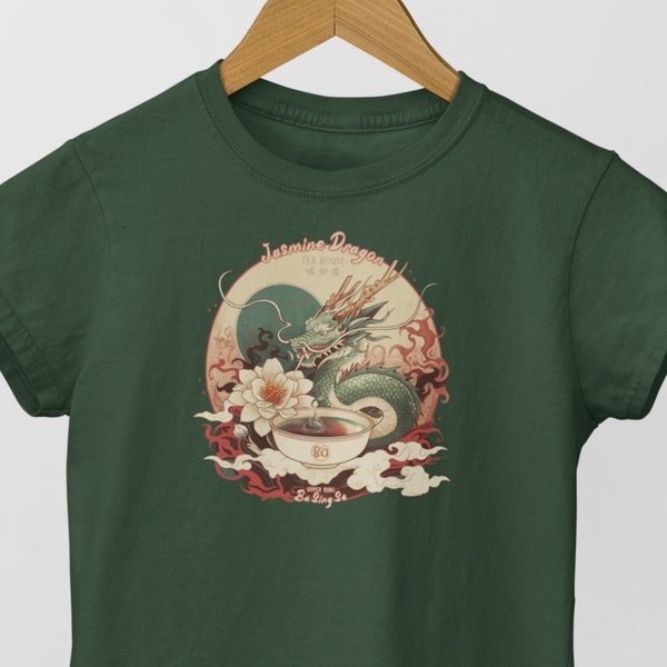 Camisa Jasmine Dragon Tea Shop, camiseta del tío Iroh, camiseta Avatar, la última camisa Airbender, camisa Airbender, camiseta de la casa de té unisex