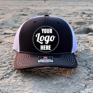 Custom Logo hat, Bulk Custom Hats, logo hats, business merch, Employee Hats, Small Business Hats, Snap Back Hat, Classic Trucker Style
