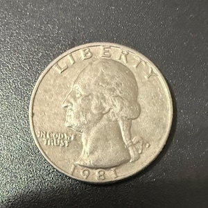 【レア】1981年 ジョージ・ワシントン ハーフダラー ミントマーク: S 1981 quarter - Etsy 日本
