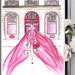 Paris Original Fashion Painting, Pink Chanel Art Fashion Illustration, Paris Wall Decor, Fashion Girl at Chanel, Paris Watercolor Wall Art