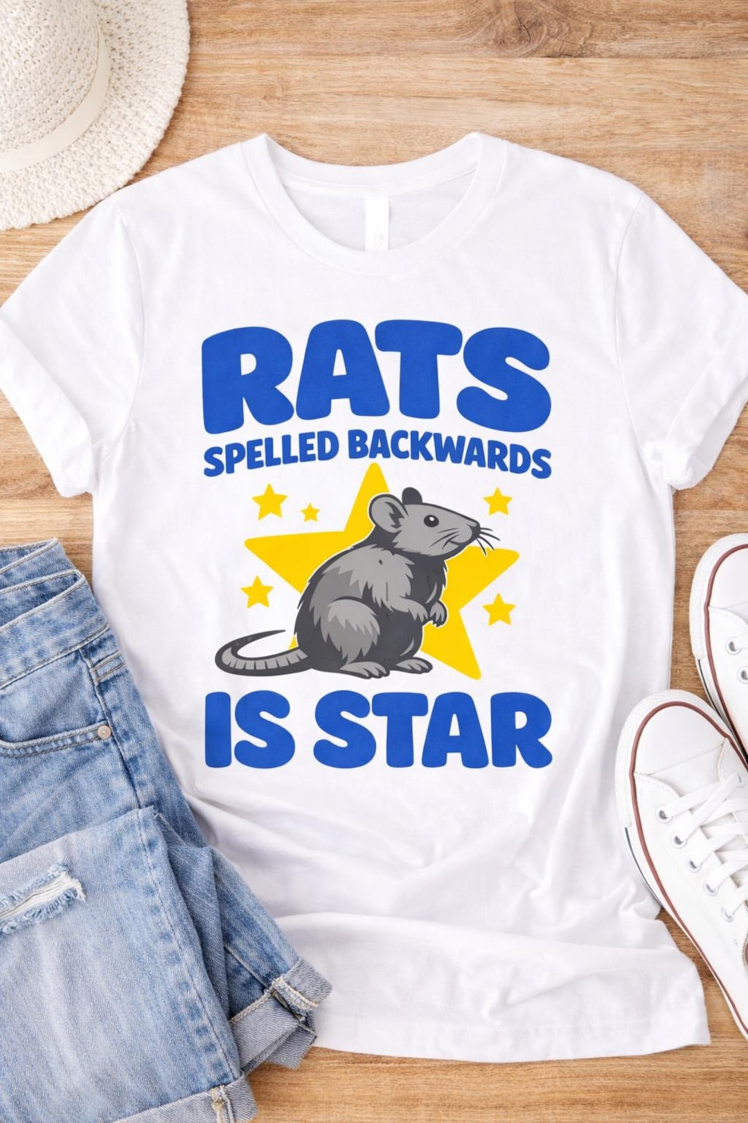 Rats Spelled Backwards is Star PNG: Funny Rat Meme Design Animal Lover ...