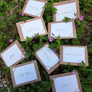 Lot 10 mini-cartes