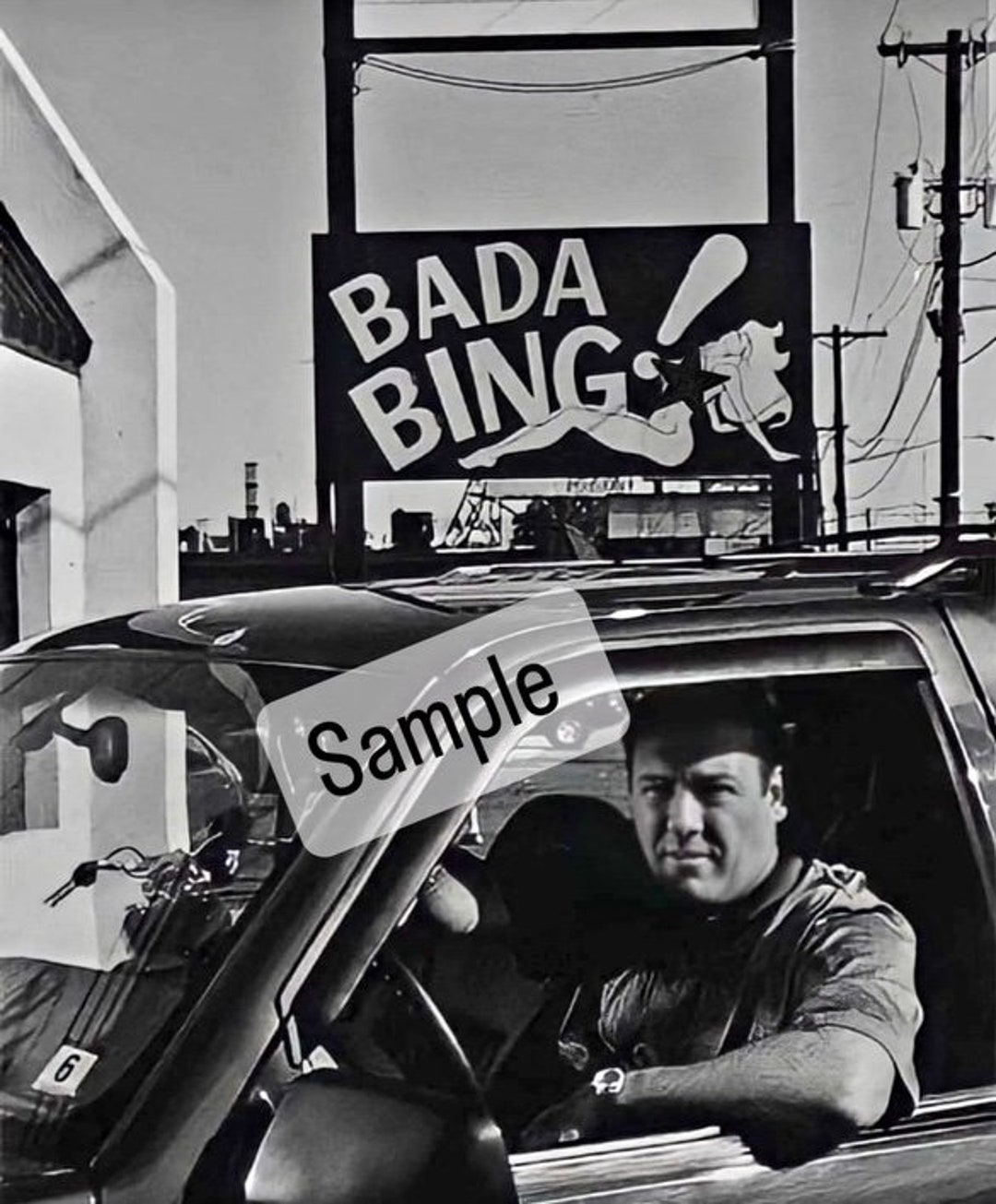 James Gandolfini as TONY SOPRANO at the Bada Bing the Sopranos HBO(00)