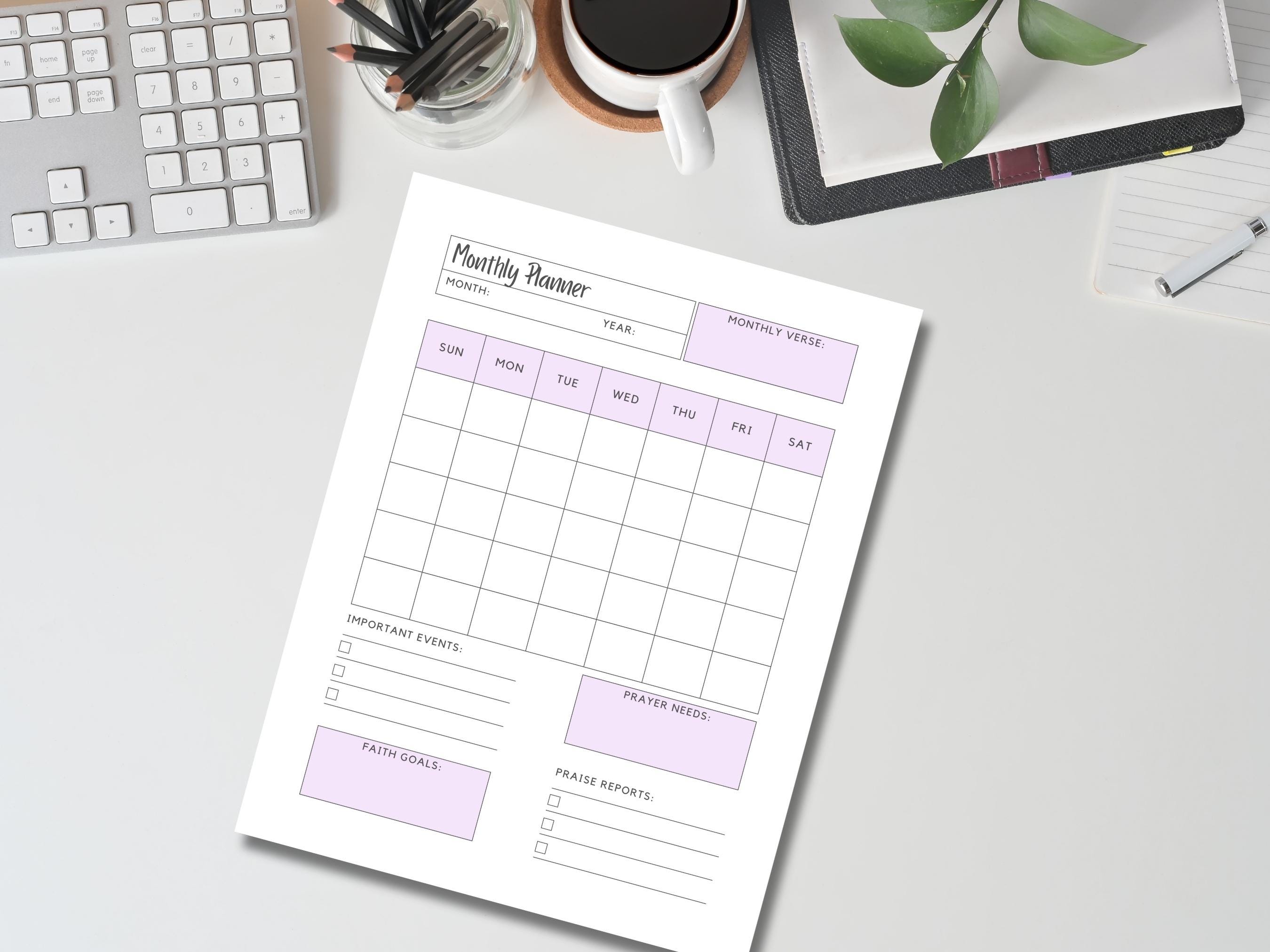 Daily Devotional Planner