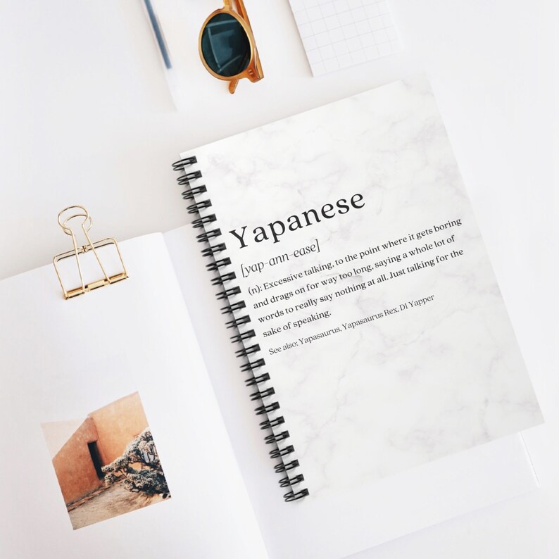 Custom Yapanese Tik Tok Definition Journal, Tiktok Definition Notebook