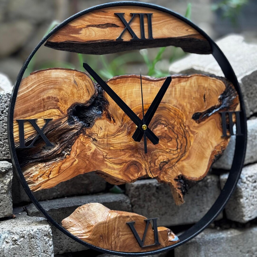 Handmade Large Wall Clock Unique, Personalized Oversized Wall Clock ...