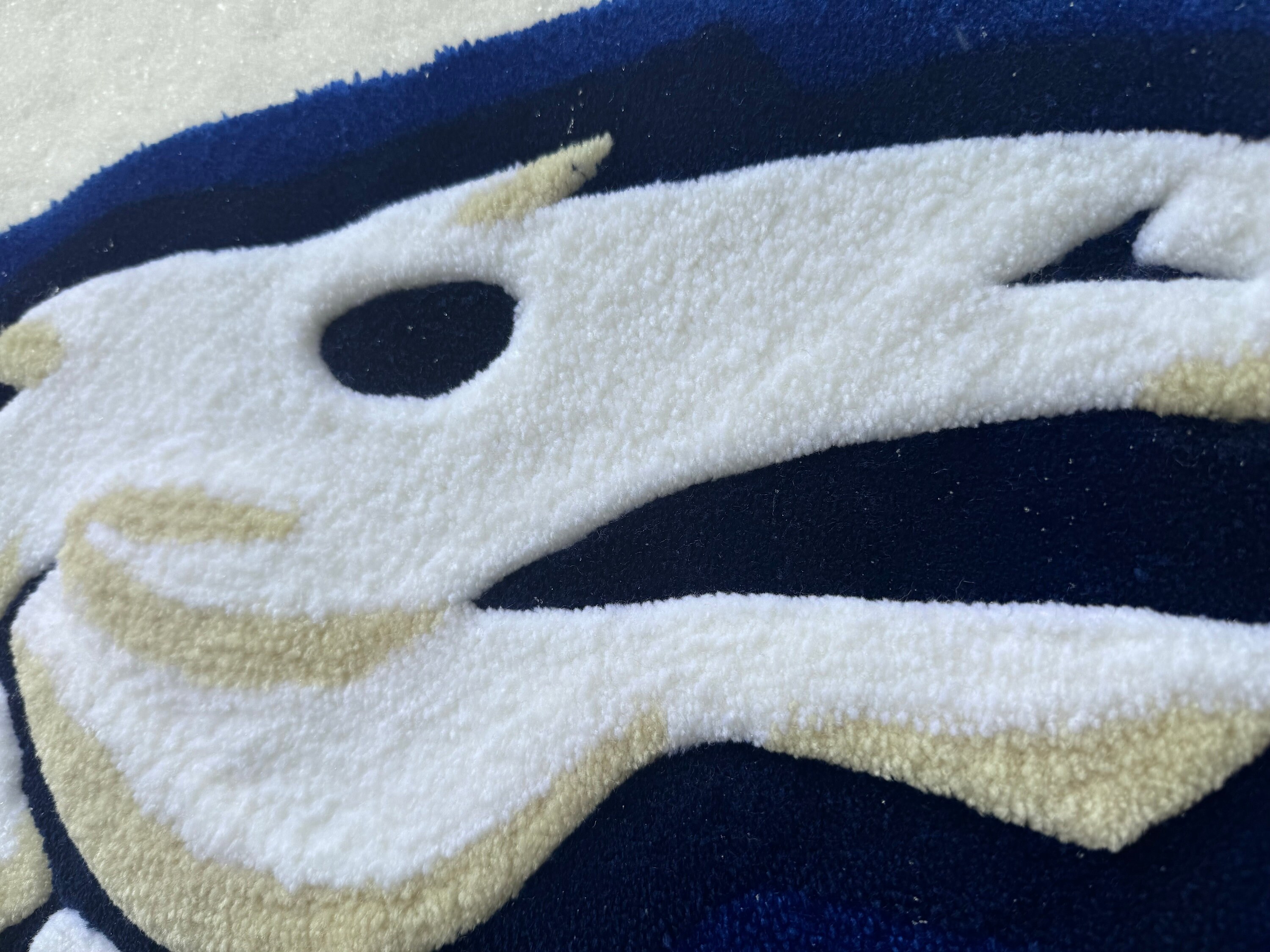 BRONCOS Skeleton Style Rug - Etsy