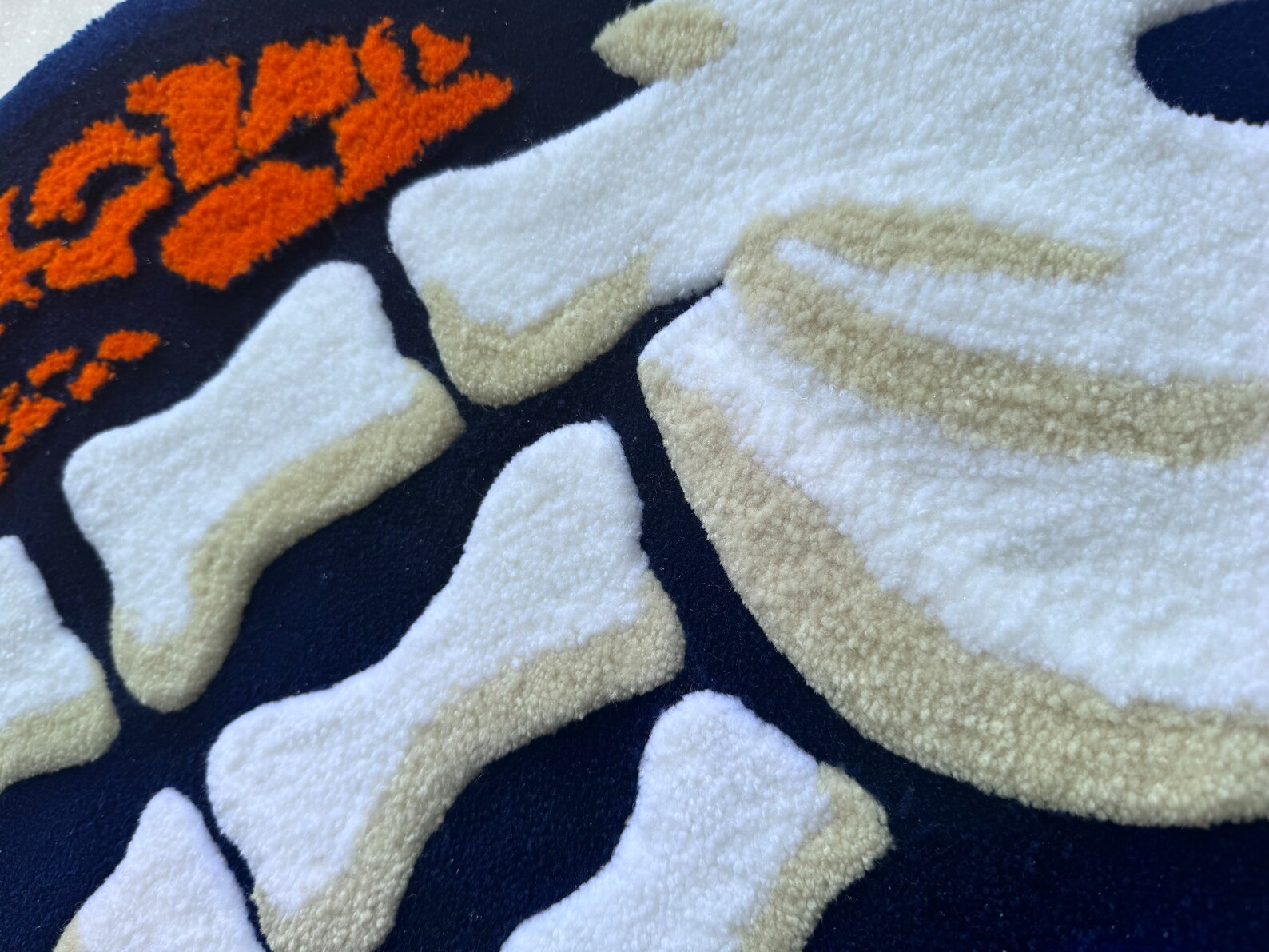 BRONCOS Skeleton Style Rug - Etsy