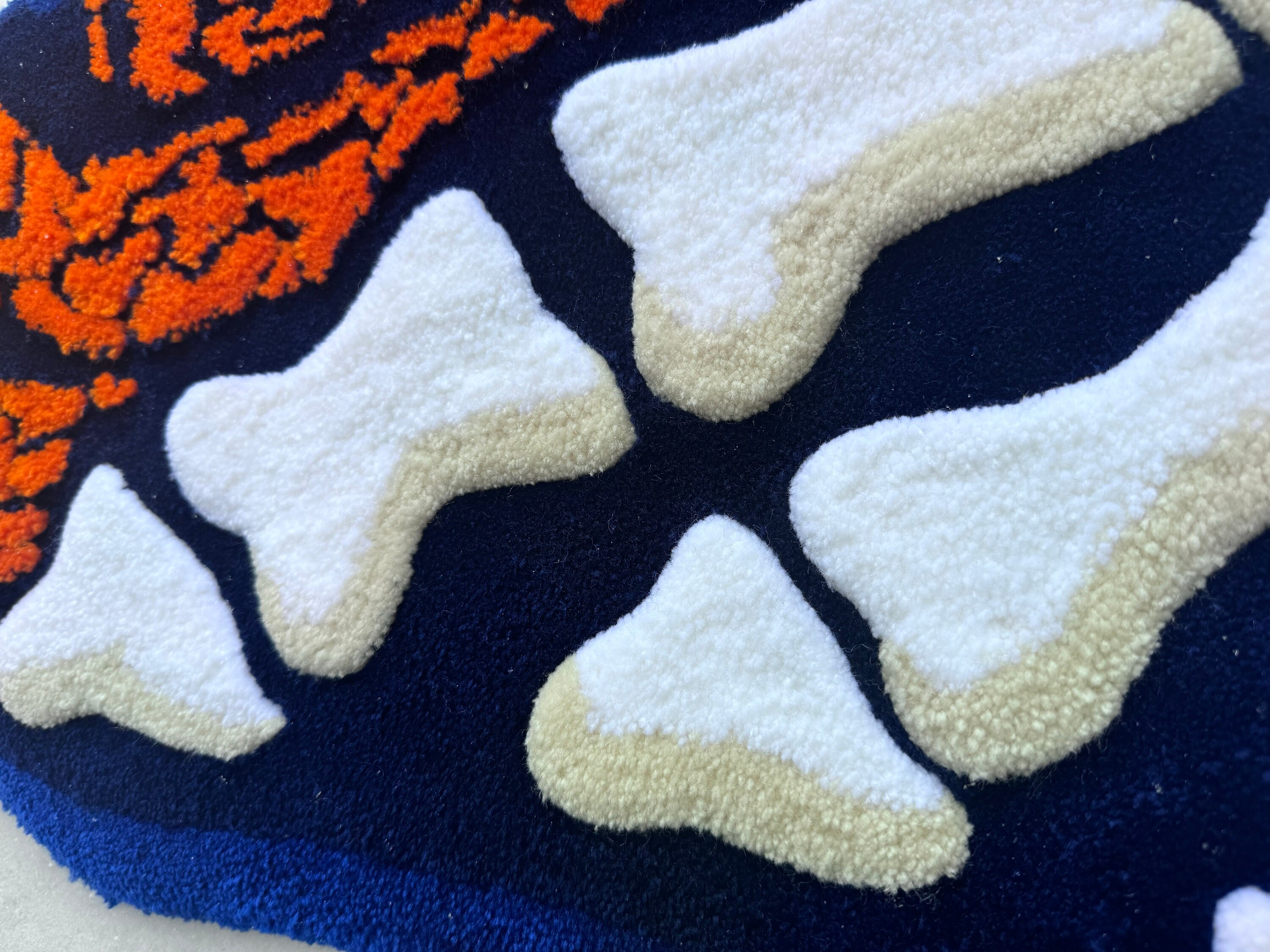 BRONCOS Skeleton Style Rug - Etsy
