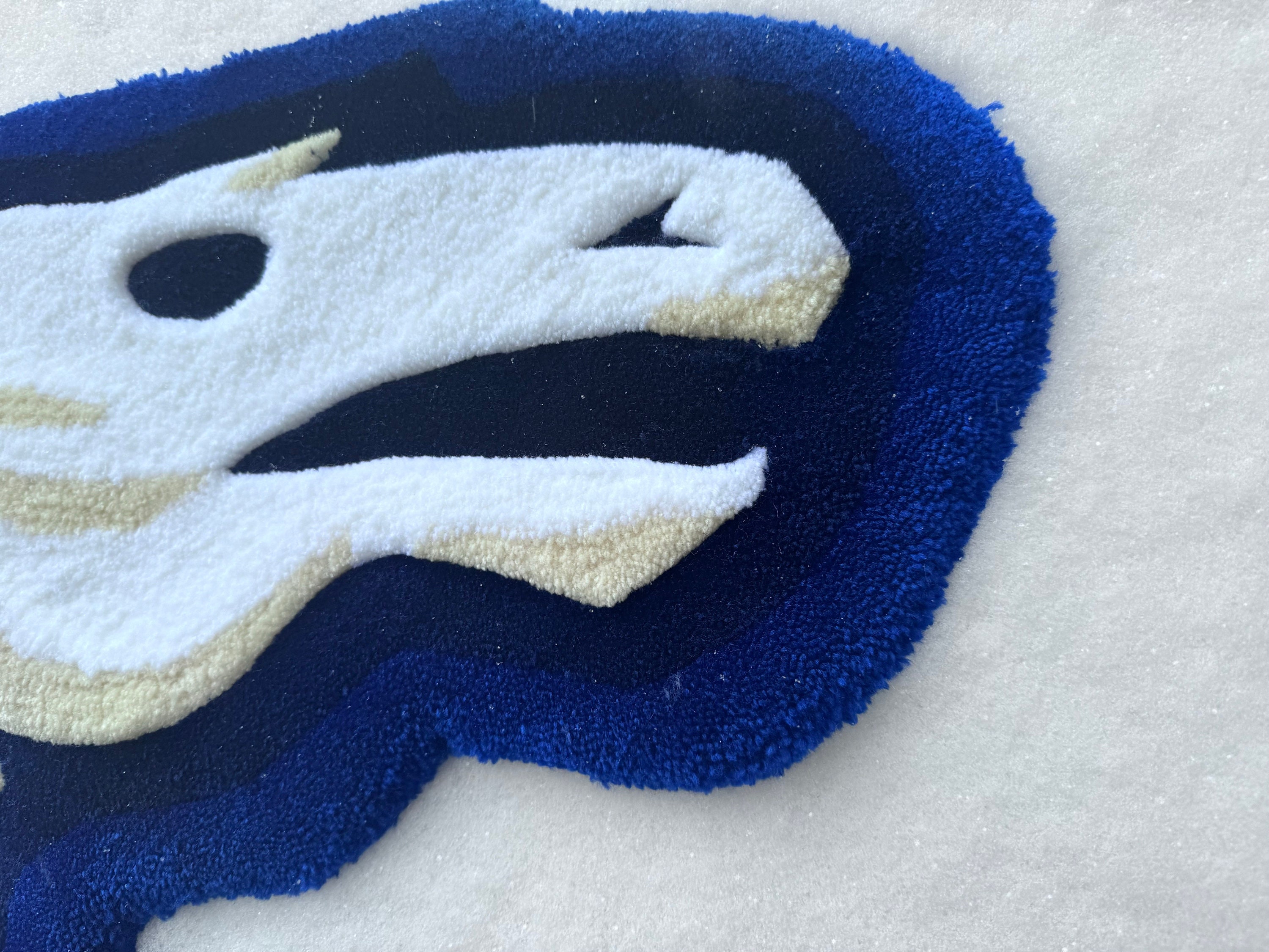 BRONCOS Skeleton Style Rug - Etsy
