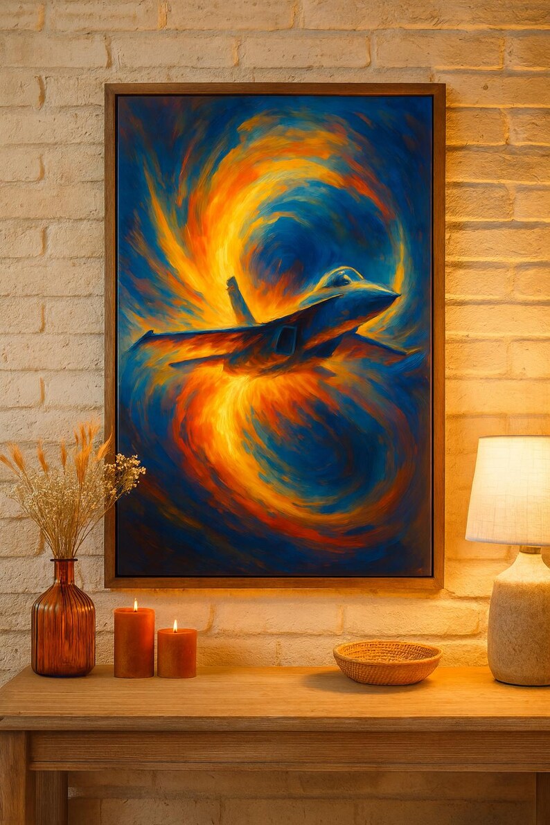 Abstract Fighter Jet Print: Modern Aviation Art (digital Download - Etsy