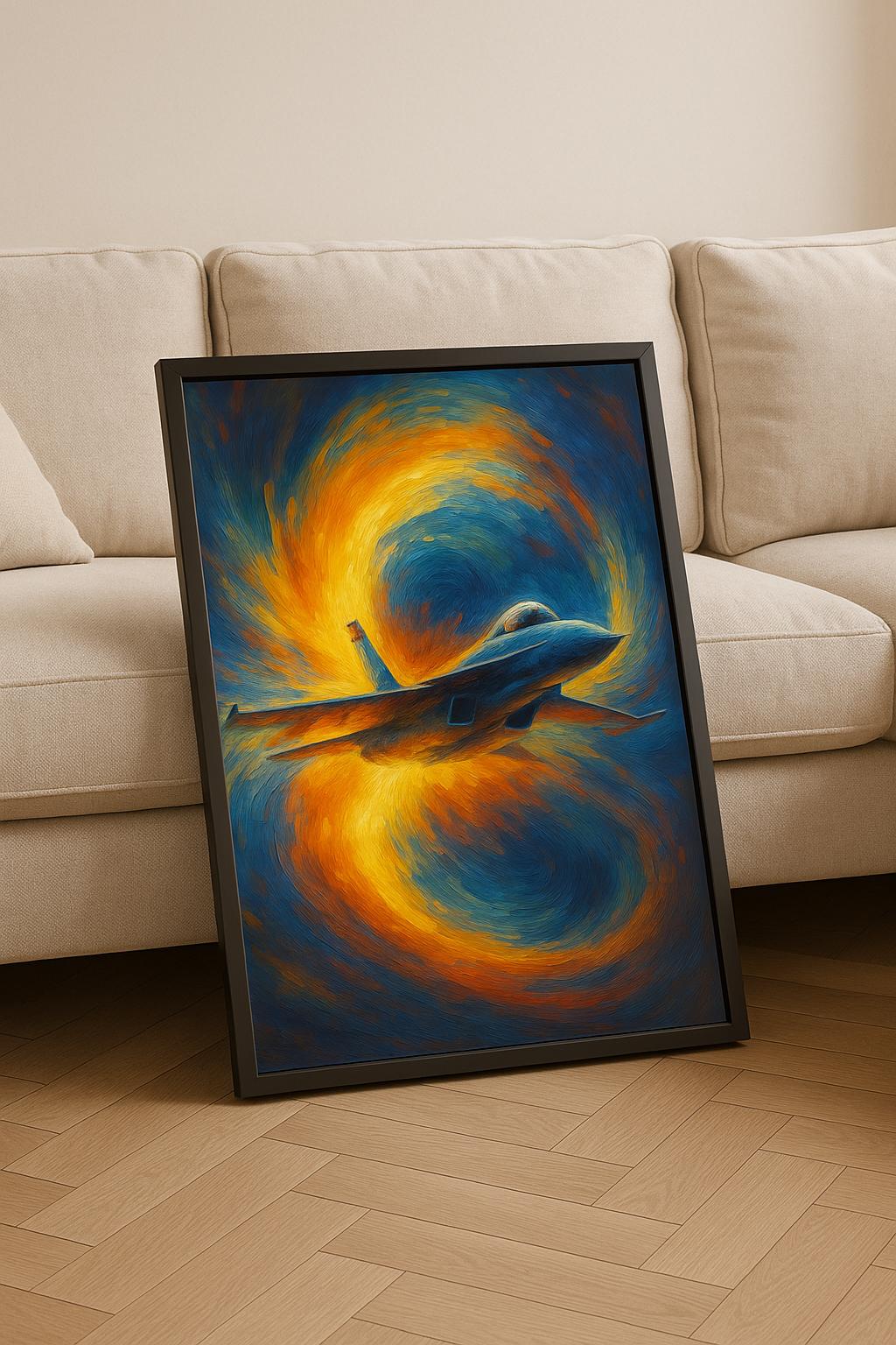 Abstract Fighter Jet Print: Modern Aviation Art (digital Download - Etsy