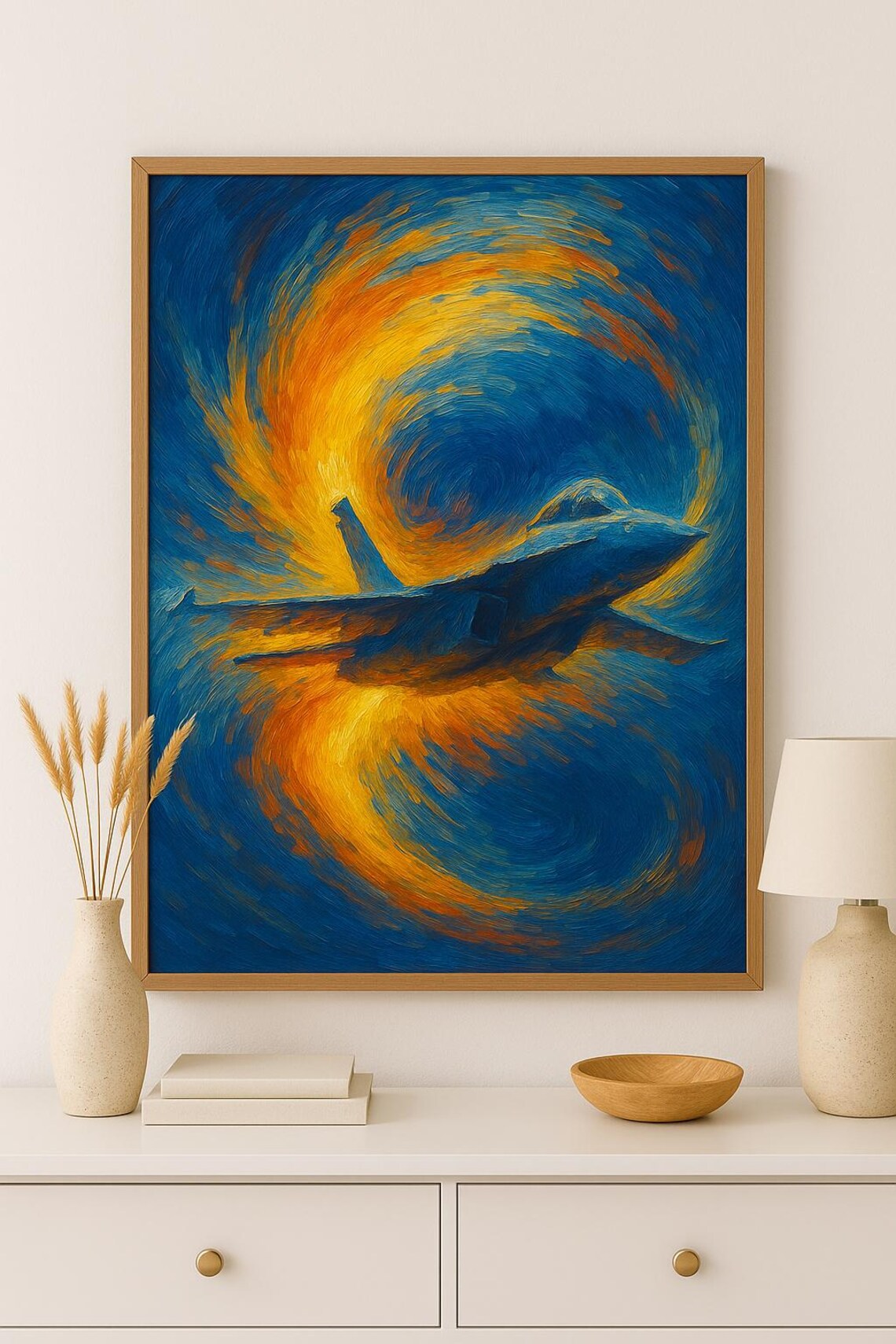 Abstract Fighter Jet Print: Modern Aviation Art (digital Download - Etsy