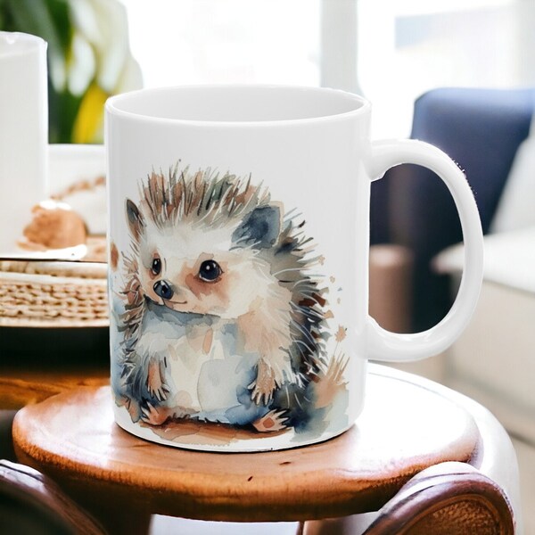 Hedgehog - Cute Animal Coffee Mug - Tea Mugs Gift - Unique Large Cup - Amazing Design