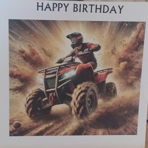 cartão de aniversário feito à mão